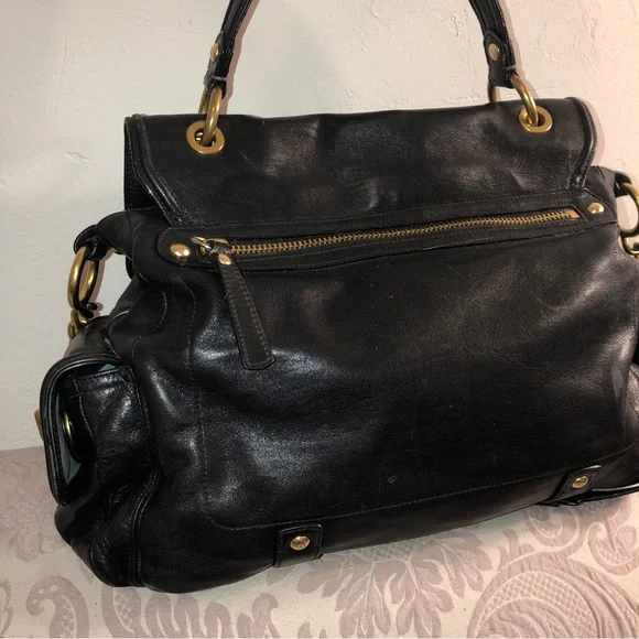 Coach, Sydney satchel with shoulder in black - Picture 4 of 16